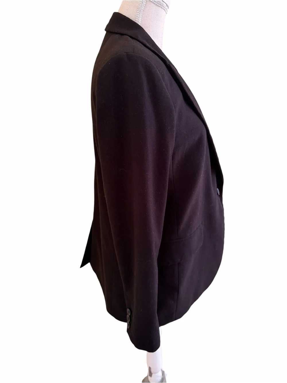 Banana Republic Classic Black Single Button Blazer 12P